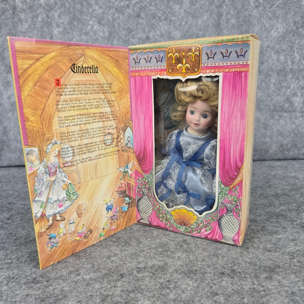 Knickerbocker Cinderella Doll Girls 8" Blue Ballgown 1997 Limited Edition Box